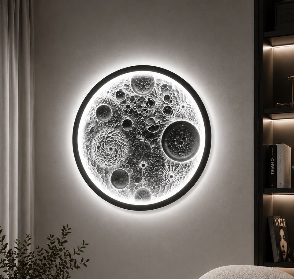 ماه دکوری LED با نور ملایم و جذاب