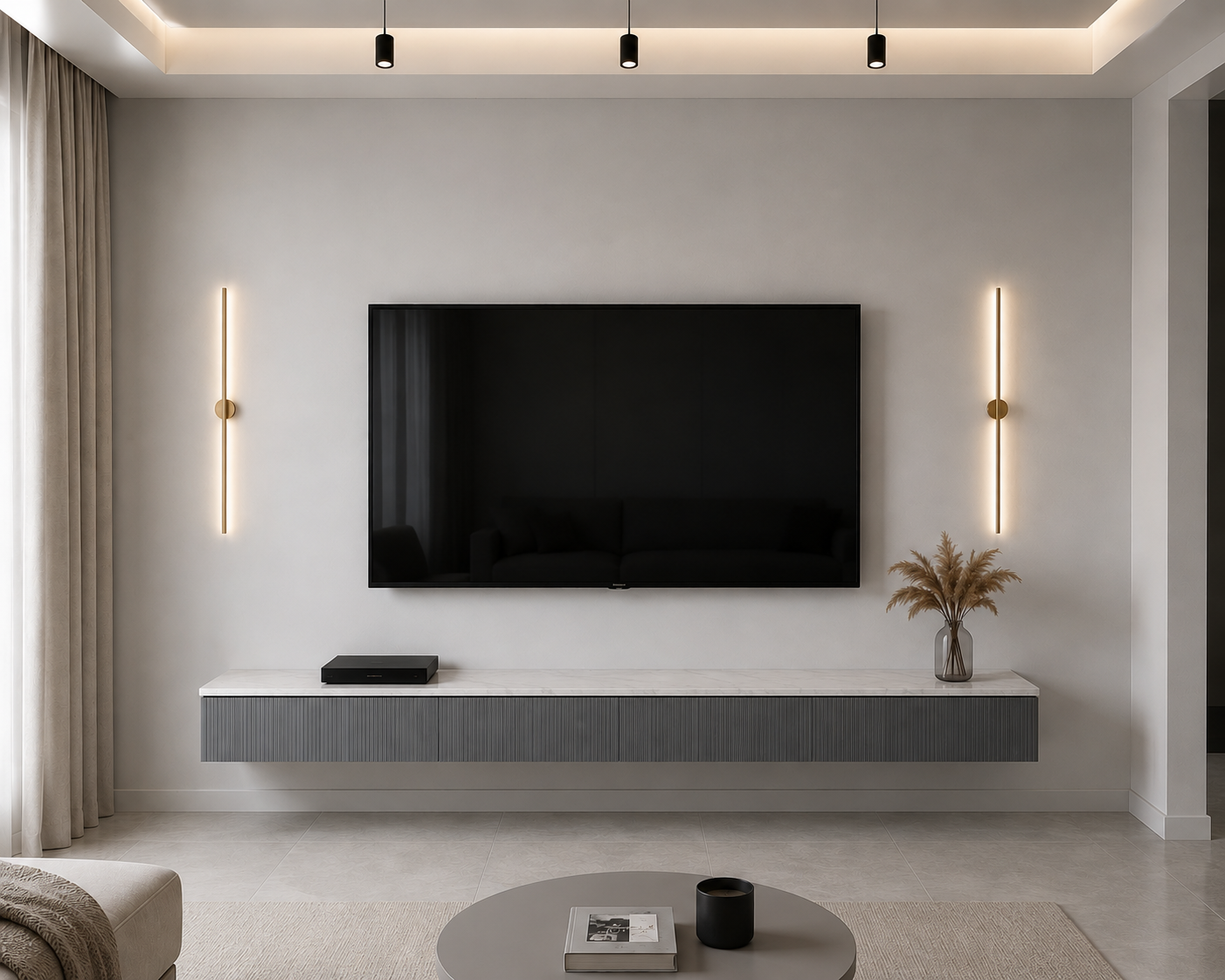 میز تلوزیون شیار دار جدید و مینیمال