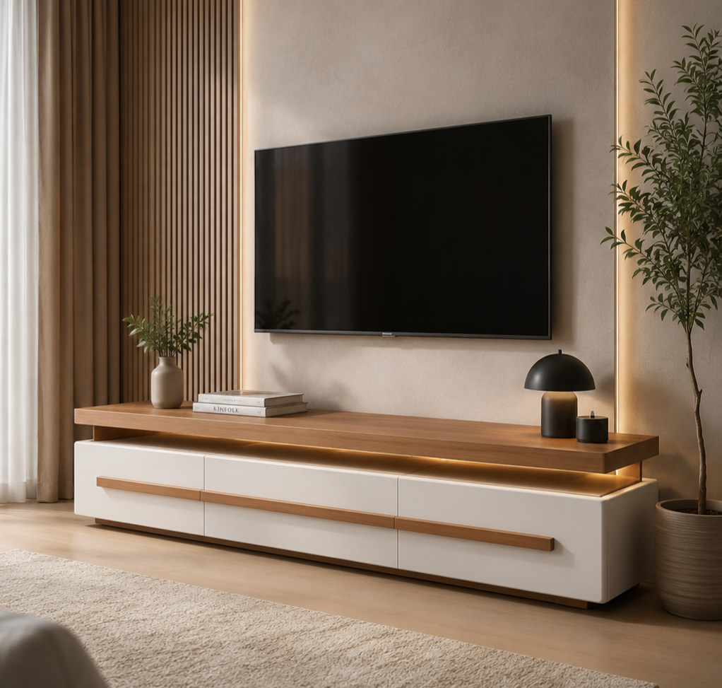 میز تلویزیون چری سبک مینیمال