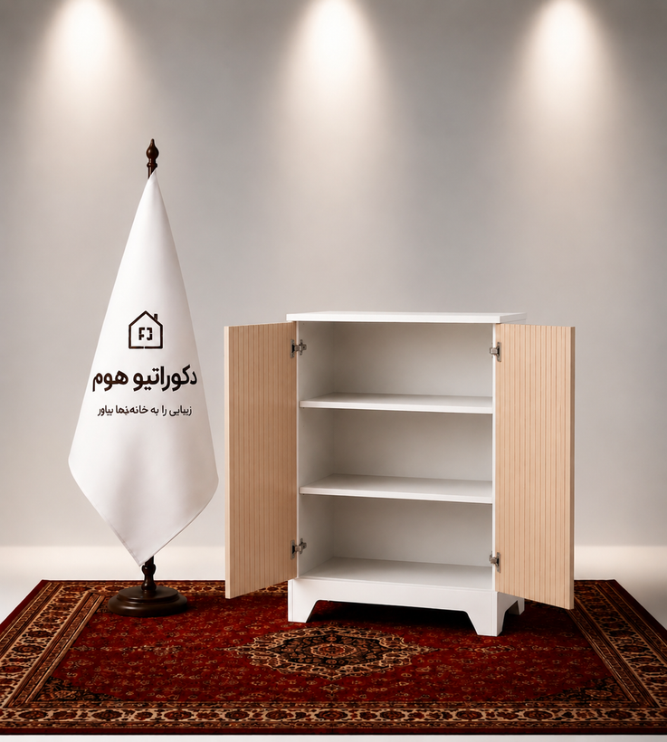 جاکفشی شیار دار مینیمال مشکی سفید ۲۰۲۶