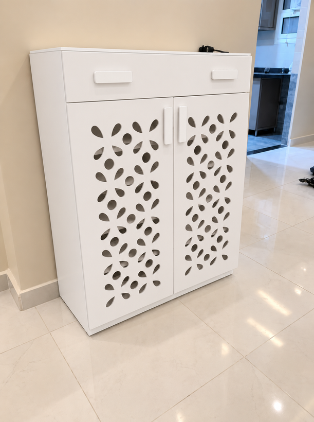 جاکفشی چوبی طرح دارCNC