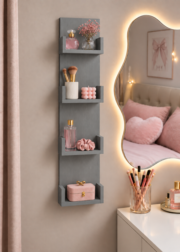 شلف دیواری مدلBچوبی چندطبقه
