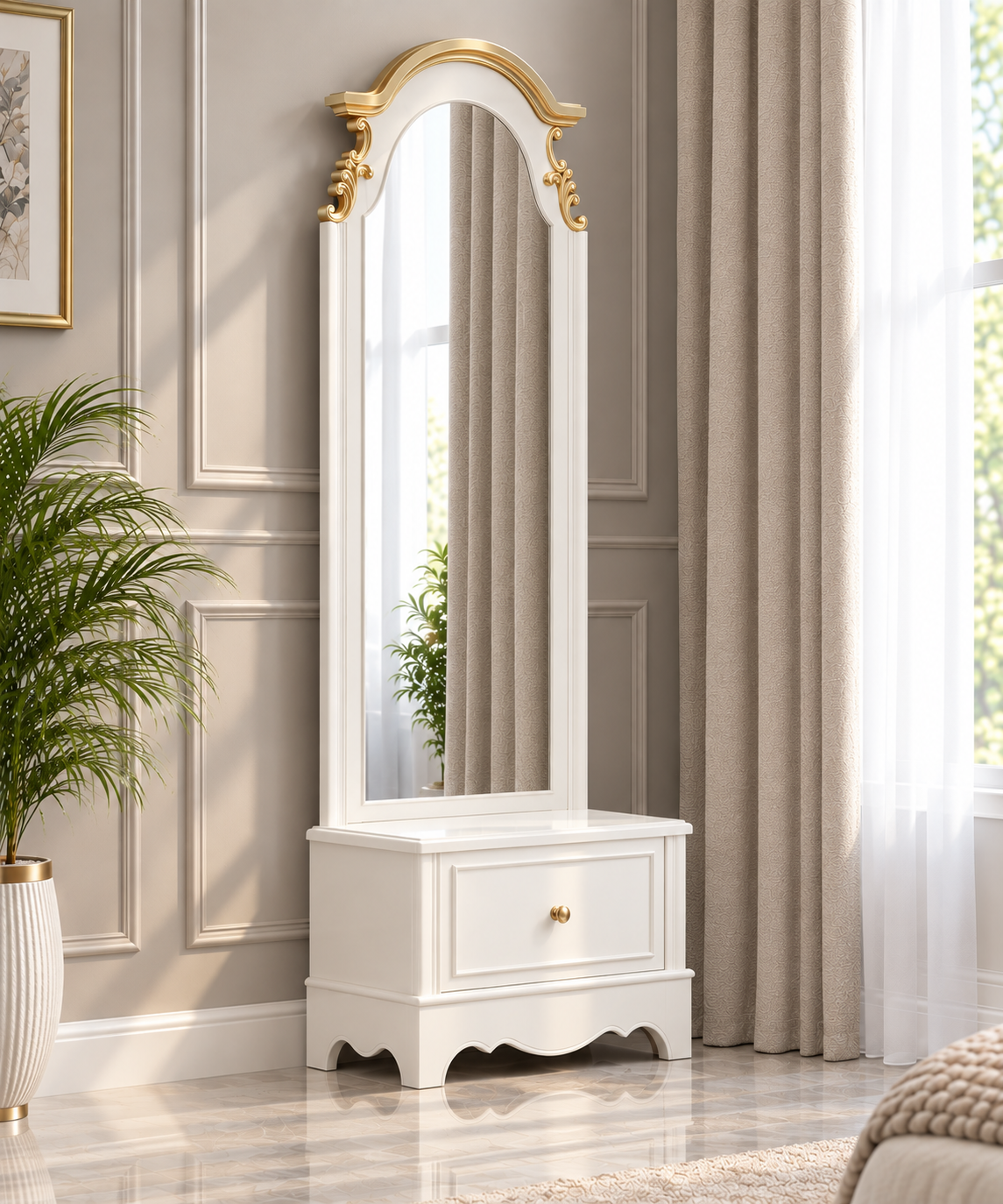 آینه ایستاده مدل یاس